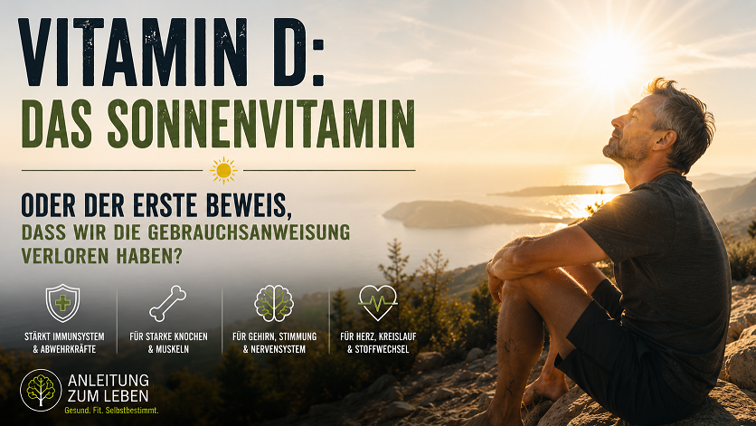 Vitamin D: Das Sonnenvitamin – oder der erste Beweis, dass wir die Gebrauchsanweisung verloren haben?