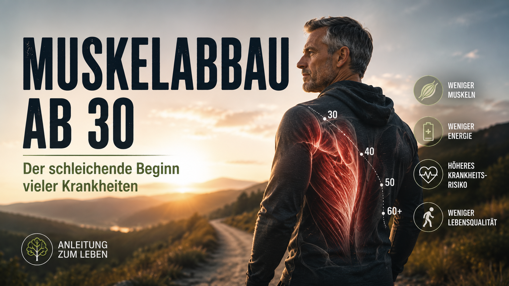 Muskelabbau ab 30 – Der schleichende Beginn vieler Krankheiten