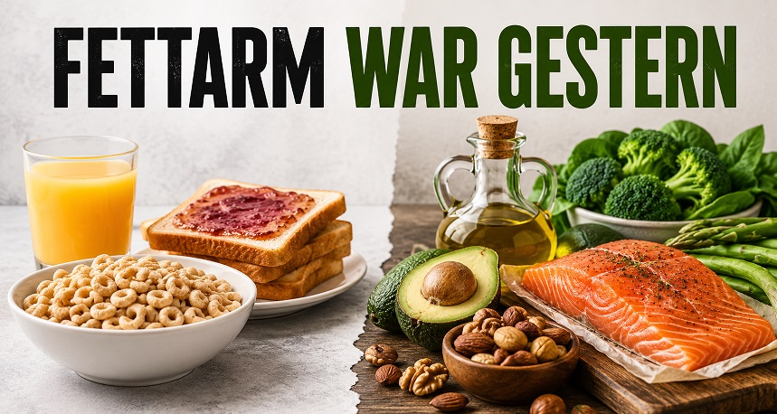 Der gefährlichste Ernährungstipp der letzten 40 Jahre? Warum „fettarm“ nicht automatisch gesund ist