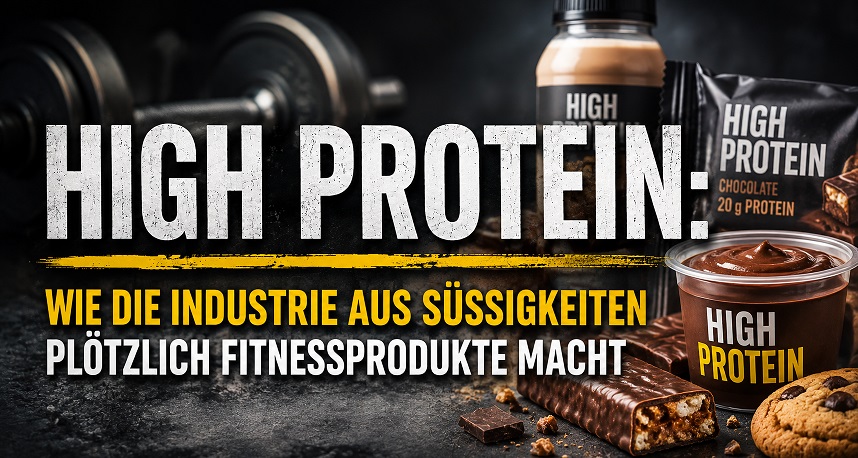 High Protein: Wie die Industrie aus Süßigkeiten plötzlich Fitnessprodukte macht