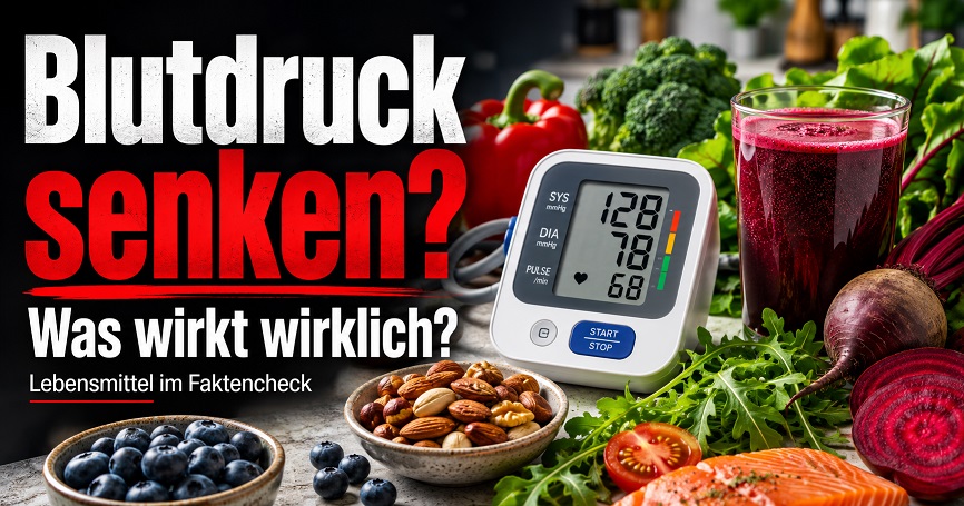 Blutdruck natürlich senken: Welche Lebensmittel wirklich etwas bringen – und welche nur gut vermarktet werden
