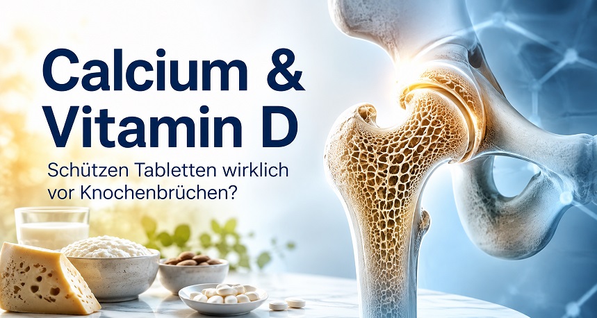 Calcium und Vitamin D: Schützen die Tabletten wirklich vor Knochenbrüchen?