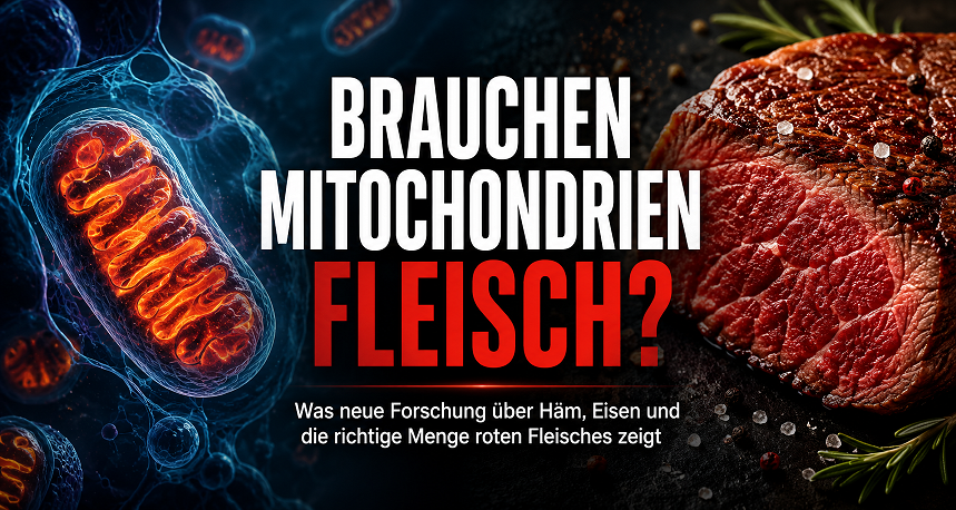 Mitochondrien brauchen Häm – aber bedeutet das, dass wir mehr Fleisch essen sollten?